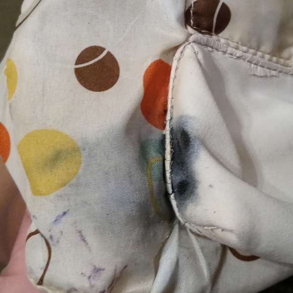 Navy blue purse with snake print - Picture 14 of 14